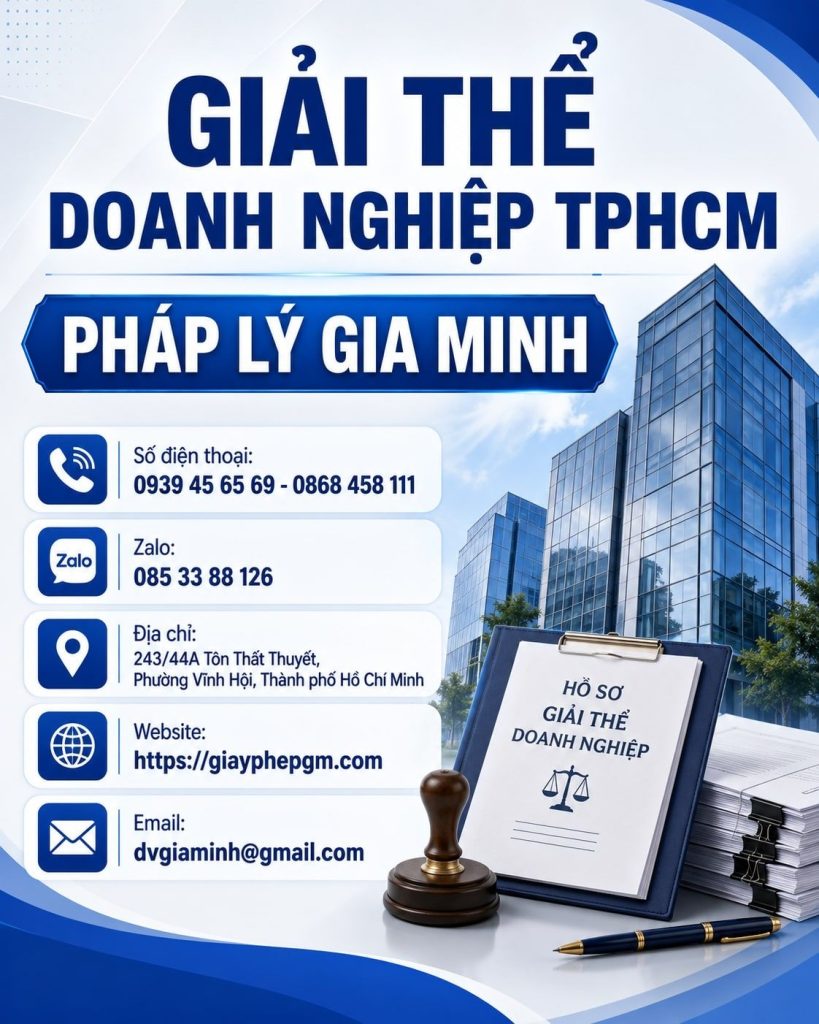 Giải thể doanh nghiệp TPHCM