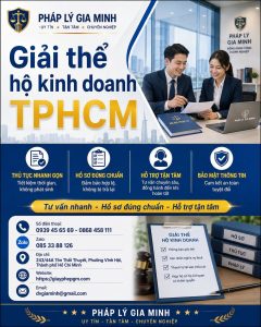 Giải thể hộ kinh doanh TPHCM