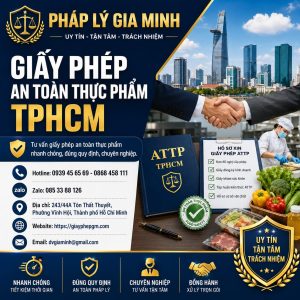 Giấy phép an toàn thực phẩm TPHCM