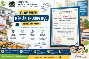 Giấy phép bếp ăn trường học TPHCM