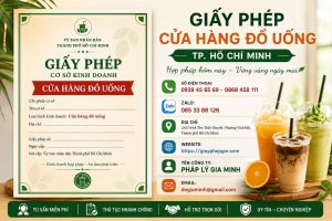 Giấy phép cửa hàng đồ uống TPHCM