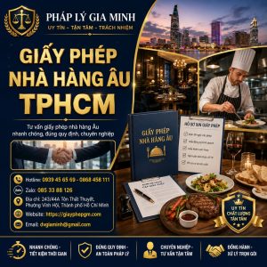 Giấy phép nhà hàng Âu TPHCM