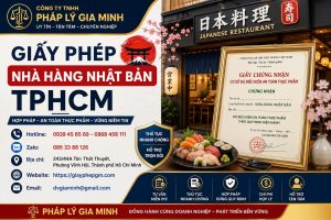 Giấy phép nhà hàng Nhật Bản TPHCM