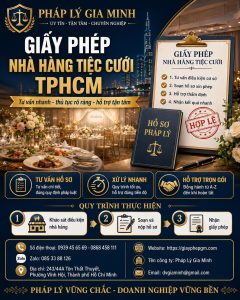 Giấy phép nhà hàng tiệc cưới TPHCM
