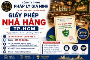 Giấy phép nhà hàng TPHCM