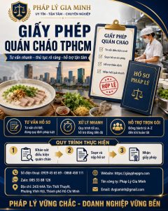 Giấy phép quán cháo TPHCM