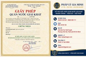 Giấy phép quán nước giải khát TPHCM