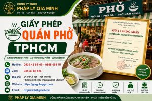 Giấy phép quán phở TPHCM