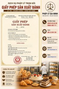 Giấy phép sản xuất bánh TPHCM