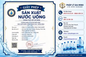 Giấy phép sản xuất nước uống TPHCM