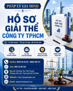 Hồ sơ giải thể công ty TPHCM