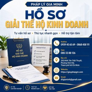 Hồ sơ giải thể hộ kinh doanh