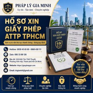 Hồ sơ xin giấy phép ATTP TPHCM