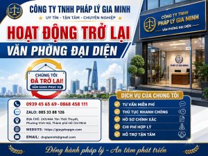 Hoạt động trở lại văn phòng đại diện