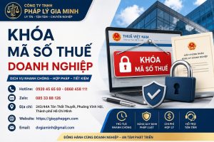 Khóa mã số thuế doanh nghiệp