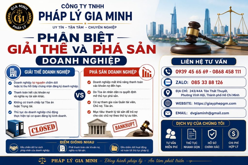 Phân biệt giải thể và phá sản doanh nghiệp để lựa chọn đúng thủ tục 1 Phân biệt giải thể và phá sản doanh nghiệp