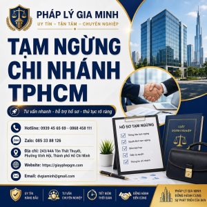 Tạm ngừng chi nhánh TPHCM