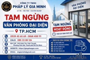 Tạm ngừng văn phòng đại diện TPHCM