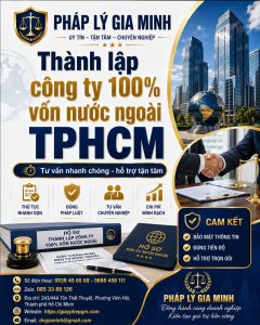 Thành lập công ty 100% vốn nước ngoài TPHCM