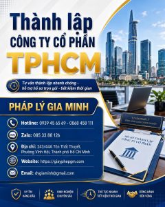 Thành lập công ty cổ phần TPHCM