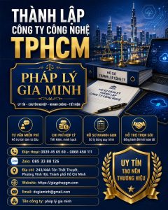Thành lập công ty công nghệ TPHCM