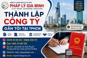 Thành lập công ty gần tôi tại TPHCM