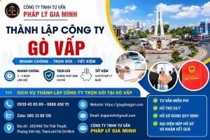 Thành lập công ty Gò Vấp