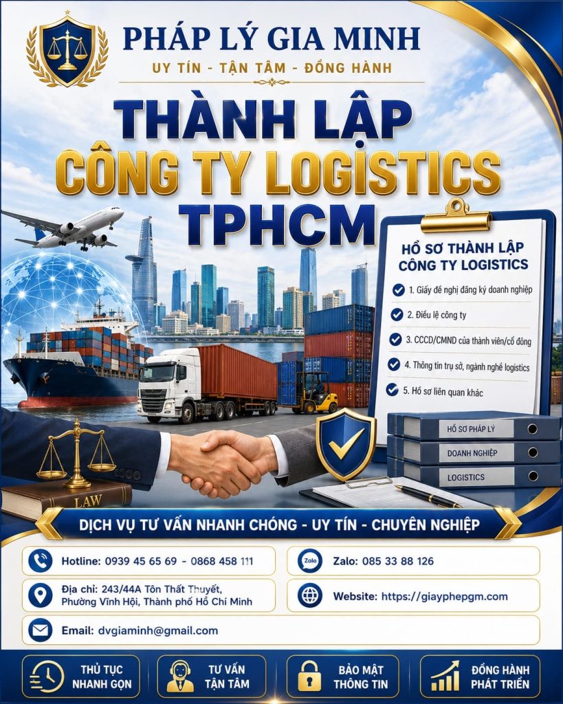 Thành lập công ty logistics TPHCM