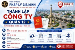 Thành lập công ty Quận 12