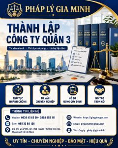 Thành lập công ty Quận 3
