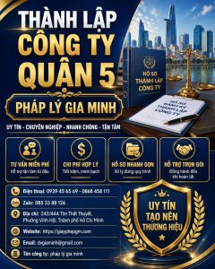 Thành lập công ty Quận 5