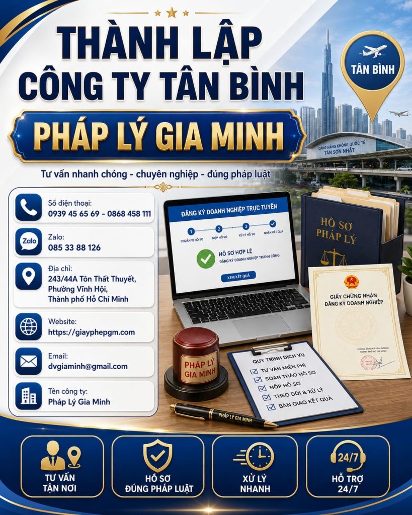 Thành lập công ty Tân Bình