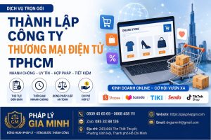 Thành lập công ty thương mại điện tử TPHCM