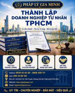 Thành lập doanh nghiệp tư nhân TPHCM