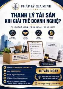 Thanh lý tài sản khi giải thể doanh nghiệp