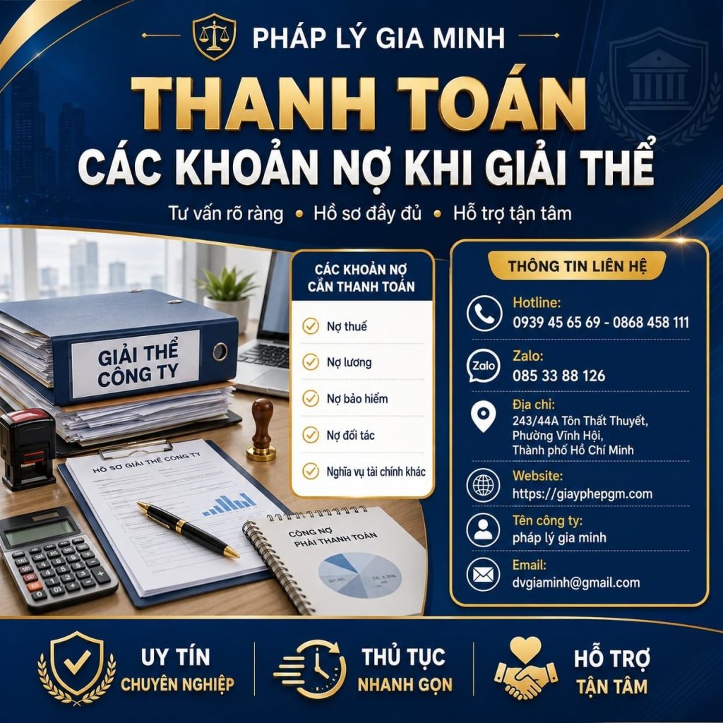 Thanh toán các khoản nợ khi giải thể đúng thứ tự, bảo đảm quyền lợi các bên 1 Thanh toán các khoản nợ khi giải thể
