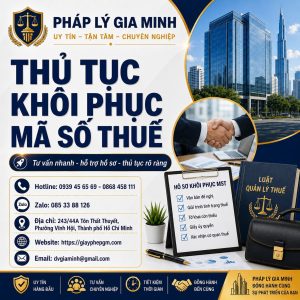 Thủ tục khôi phục mã số thuế