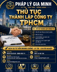 Thủ tục thành lập công ty TPHCM