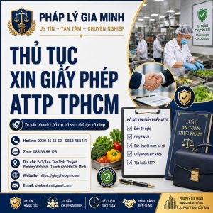 Thủ tục xin giấy phép ATTP TPHCM