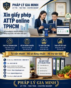 Xin giấy phép ATTP online TPHCM