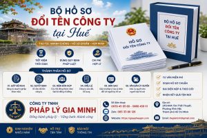 Bộ hồ sơ đổi tên công ty tại Huế