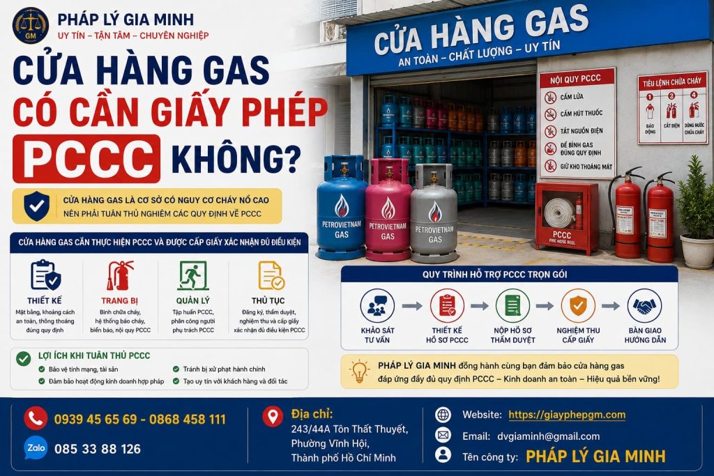 Cửa hàng gas có cần giấy phép PCCC không