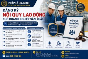 Đăng ký nội quy lao động cho doanh nghiệp sản xuất