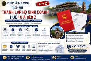 Dịch vụ thành lập hộ kinh doanh Huế từ A đến Z