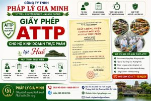 Giấy phép ATTP cho hộ kinh doanh thực phẩm tại Huế