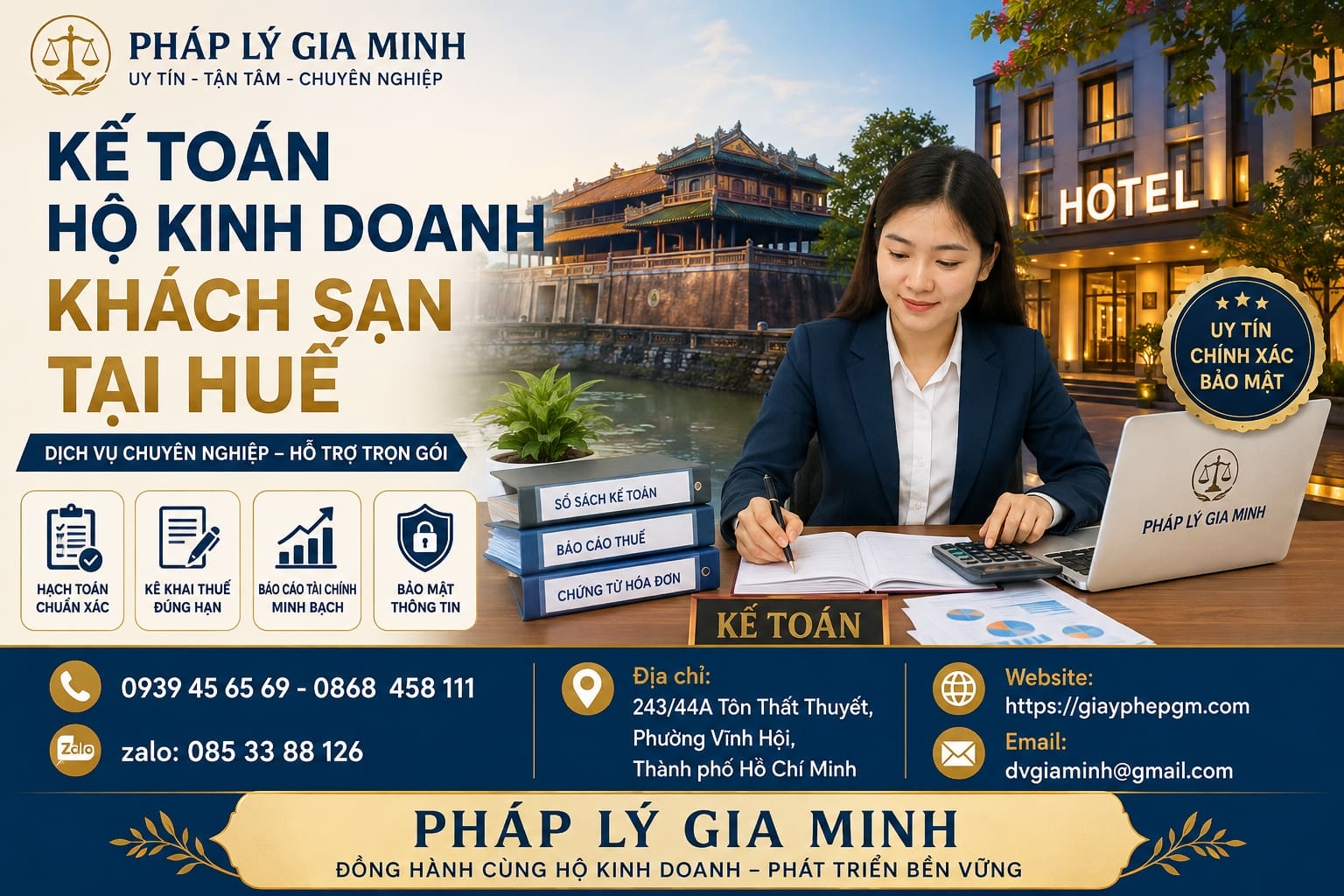 Kế toán hộ kinh doanh khách sạn tại Huế