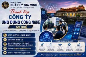 Thành lập công ty ứng dụng công nghệ tại Huế
