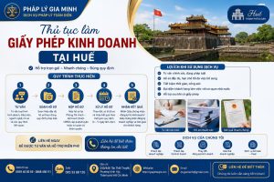 Thủ tục làm giấy phép kinh doanh tại Huế