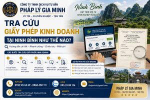 Tra cứu giấy phép kinh doanh tại Ninh Bình như thế nào