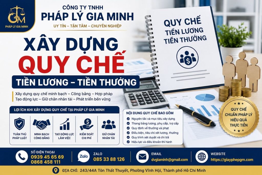 Xây dựng quy chế tiền lương tiền thưởng